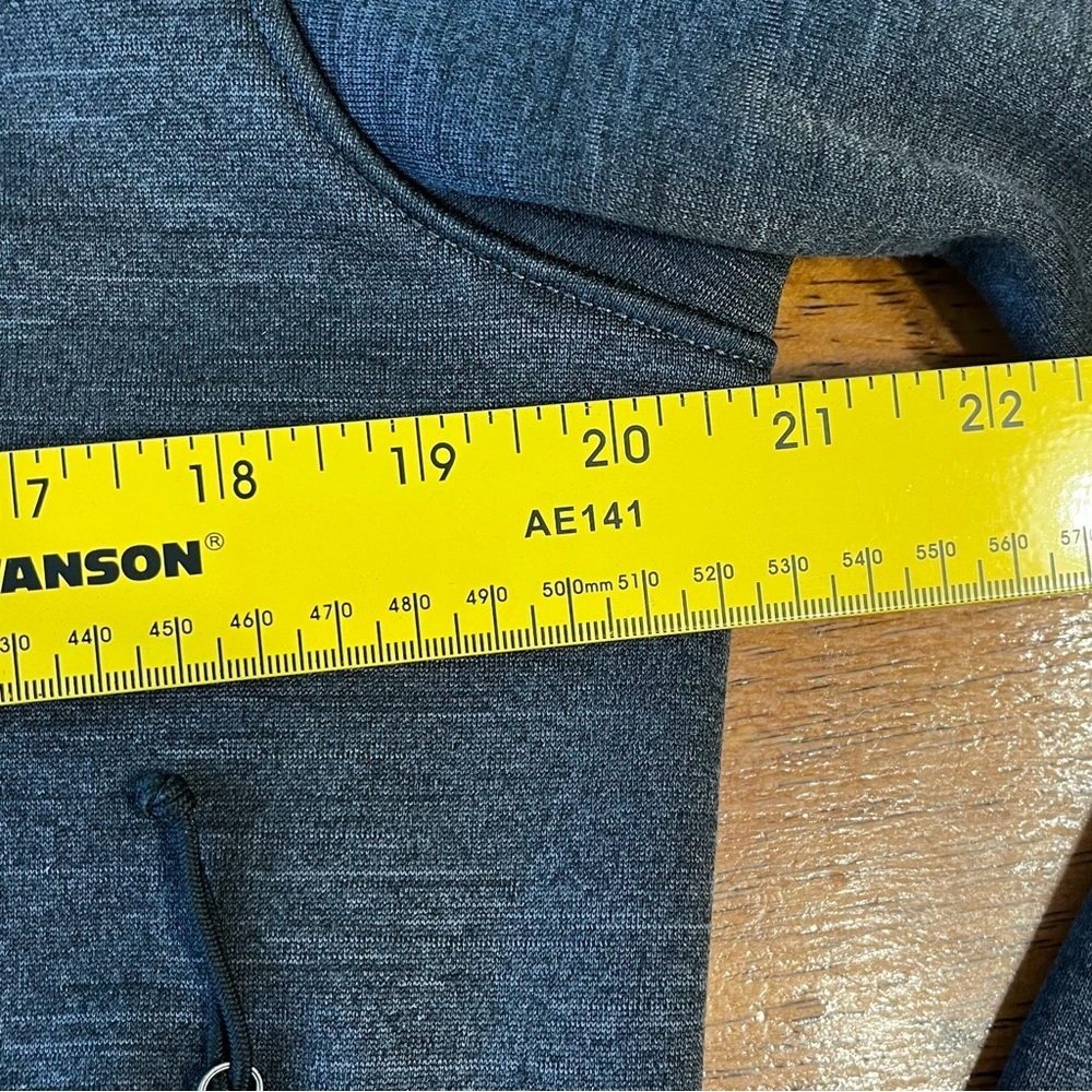 The North Face schenley full zip fleece mens Charcoal Jacket size medium - Picture 6 of 9